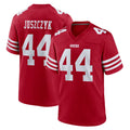 SF.49ers #44 Kyle Juszczyk Player Red Game Home PETTCS Stitched Jerseys