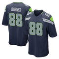 S.Seahawks #88 AJ Barner Player Navy Home Game PETTCS Stitched Jerseys