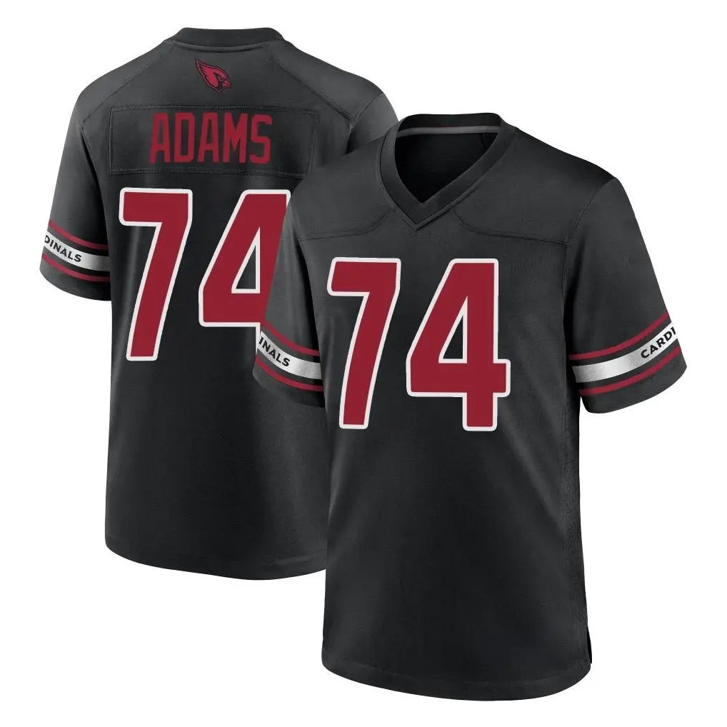 A.Cardinals #74 Isaiah Adams Player Black Alternate Game PETTCS Stitched Jerseys