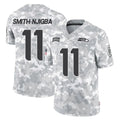 S.Seahawks #11 Jaxon Smith-Njigba Player Arctic Camo Limited Salute To Service Home Game PETTCS Stitched Jerseys