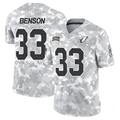A.Cardinals #33 Trey Benson Player Camo Salute to Service Limited PETTCS Stitched Jerseys