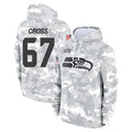 S.Seahawks #67 Charles Cross Player Arctic Camo Limited Salute to Service Pullover Hoodies Game Ddoa Stitched Jerseys