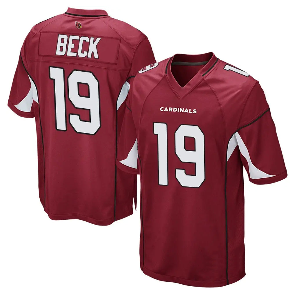 A.Cardinals #19 Carson Beck Player Cardinal Home Game PETTCS Stitched Jerseys