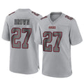 SF.49ers #27 Ji'Ayir Brown Player Gray Atmosphere Fashion Home Game PETTCS Stitched Jerseys