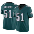 P.Eagles #51 Cam Jurgens Player Team Color Green Limited Vapor F.U.S.E. Home Game PETTCS Stitched Jerseys