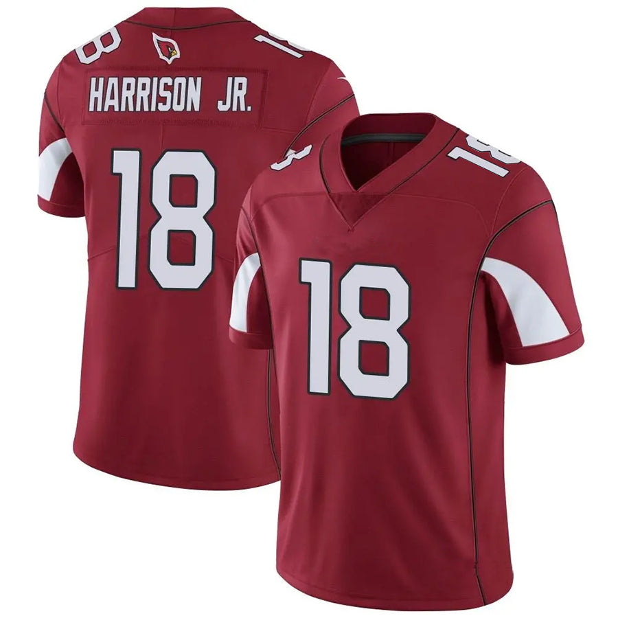 A.Cardinals #18 Marvin Harrison Jr. Player Red Limited Vapor Untouchable PETTCS Stitched Jerseys