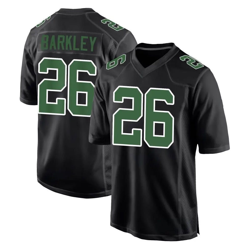 P.Eagles #26 Saquon Barkley Player Carbon Green Fashion Home Game PETTCS Stitched Jerseys