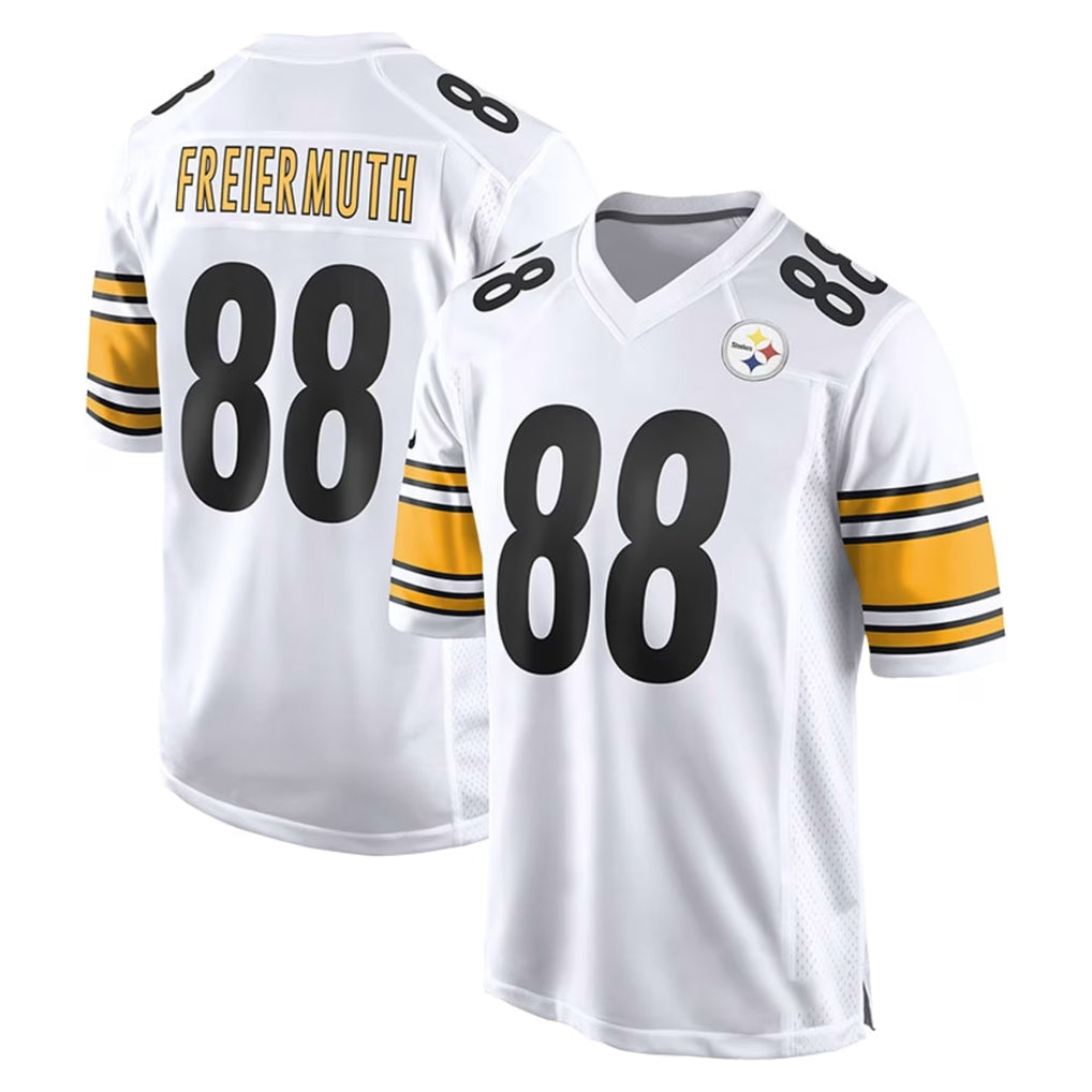 P.Steelers #88 Pat Freiermuth Player White Home Game PETTCS Stitched Jerseys