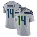 S.Seahawks #14 Sam Darnold Player Gray Limited Vapor Untouchable Home Game PETTCS Stitched Jerseys