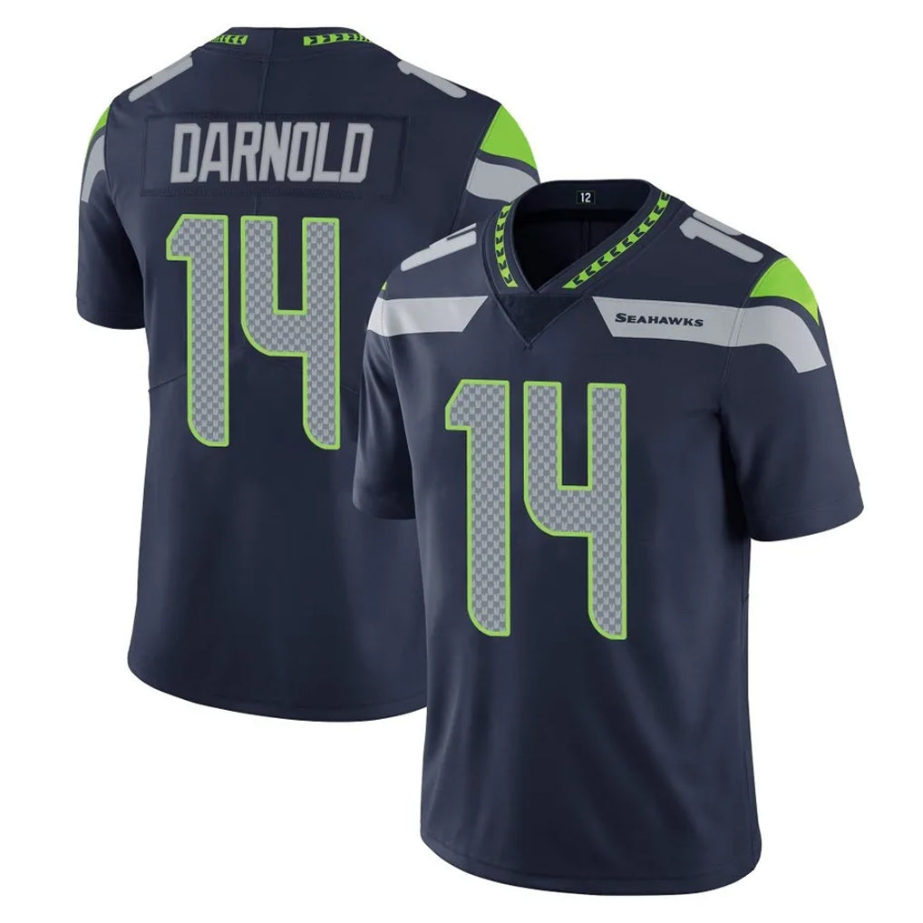 S.Seahawks #14 Sam Darnold Player Navy Limited Vapor Untouchable Home Game PETTCS Stitched Jerseys
