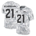 S.Seahawks #21 Devon Witherspoon Player Arctic Camo Limited Salute To Service Home Game PETTCS Stitched Jerseys