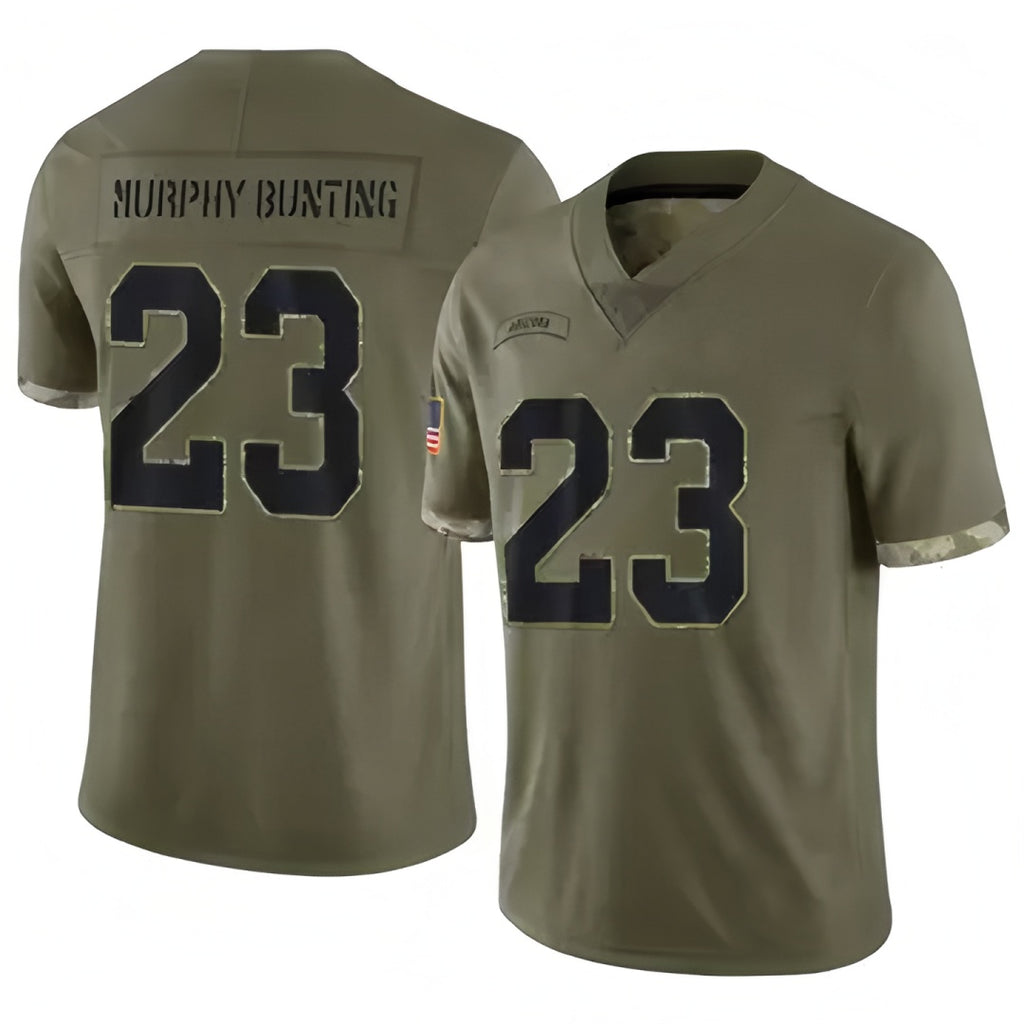 A.Cardinals #23 Sean Murphy-Bunting Player Olive Salute To Service PETTCS Stitched Jerseys