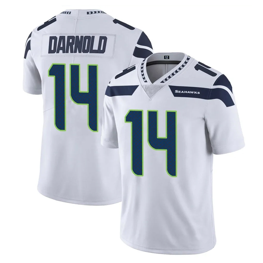 S.Seahawks #14 Sam Darnold Player White Limited Vapor Untouchable Home Game PETTCS Stitched Jerseys