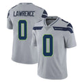 S.Seahawks #0 DeMarcus Lawrence Player Gray Limited Vapor Untouchable Home Game PETTCS Stitched Jerseys