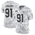 A.Cardinals #91 L.J. Collier Player Camo Salute to Service Limited PETTCS Stitched Jerseys