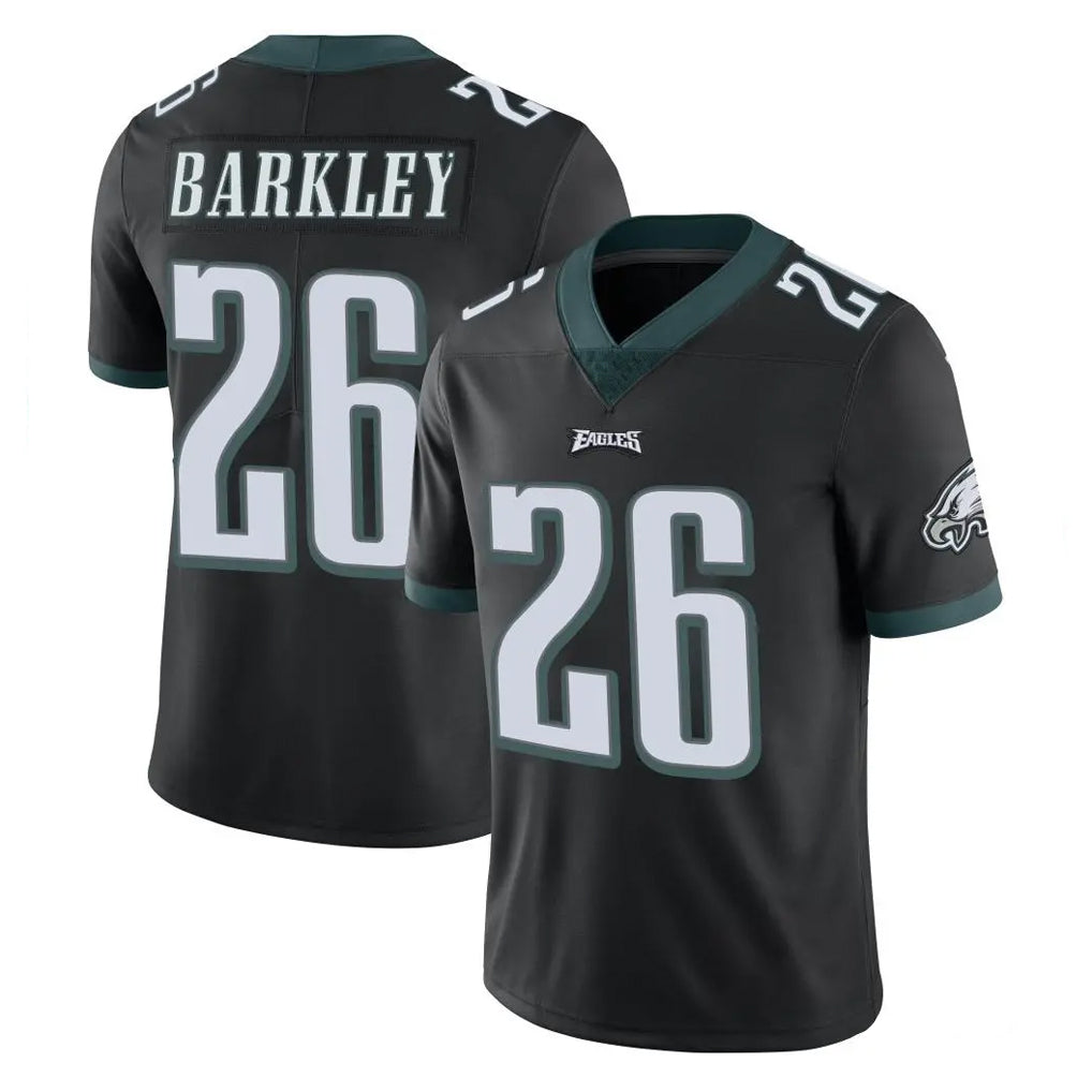 P.Eagles #26 Saquon Barkley Player Black Limited Vapor Untouchable Home Game PETTCS Stitched Jerseys