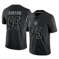 P.Steelers #95 Keeanu Benton Player Black Reflective Limited Home Game PETTCS Stitched Jerseys