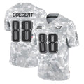 P.Eagles #88 Dallas Goedert Player Arctic Camo Salute to Service Limited Game PETTCS Stitched Jerseys