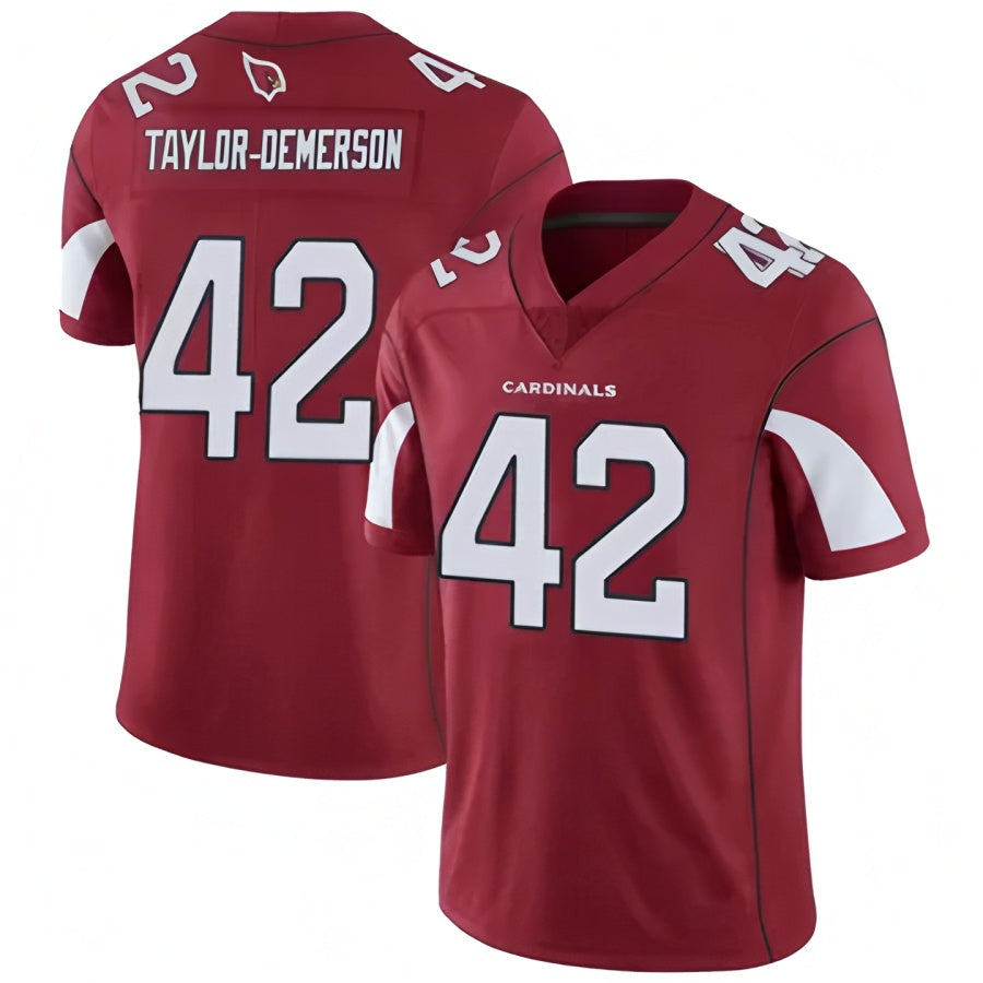 A.Cardinals #42 Dadrion Taylor-Demerson Player Red Limited PETTCS Stitched Jerseys