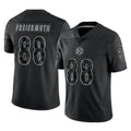 P.Steelers #88 Pat Freiermuth Player Black Reflective Limited Home Game PETTCS Stitched Jerseys
