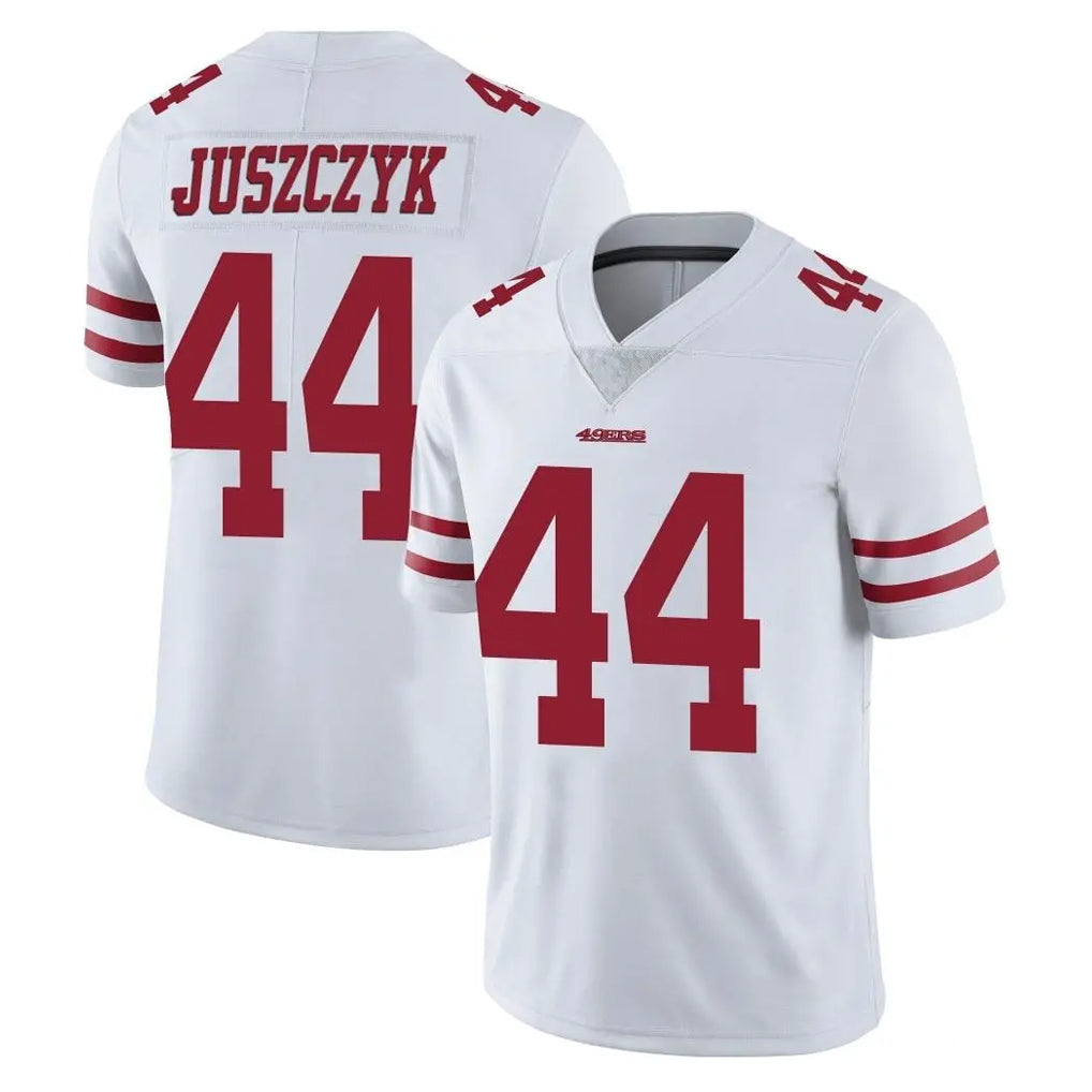 SF.49ers #44 Kyle Juszczyk Player White Limited Vapor Untouchable Home Game PETTCS Stitched Jerseys