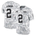 SF.49ers #2 Deommodore Lenoir Player Arctic Camo Limited Salute To Service Home Game PETTCS Stitched Jerseys