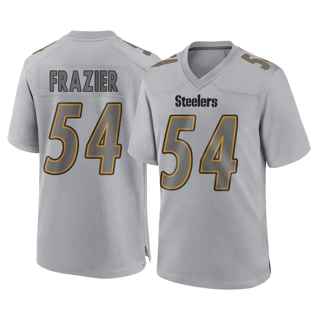 P.Steelers #54 Zach Frazier Player Gray Atmosphere Fashion Home Game PETTCS Stitched Jerseys