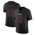 A.Cardinals #40 Pat Tillman Player Black Impact Limited Home Game PETTCS Stitched Jerseys