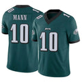 P.Eagles #10 Braden Mann Player Team Color Green Limited Vapor F.U.S.E. Home Game PETTCS Stitched Jerseys