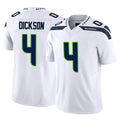 S.Seahawks #4 Michael Dickson Player White Limited Vapor F.U.S.E. Home Game PETTCS Stitched Jerseys