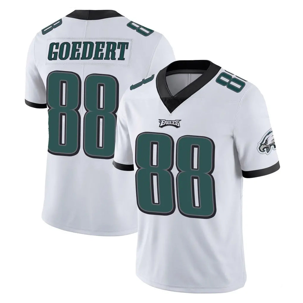 P.Eagles #88 Dallas Goedert Player White Limited Vapor Untouchable Home Game PETTCS Stitched Jerseys