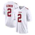 SF.49ers #2 Deommodore Lenoir Player White Fashion Home Game PETTCS Stitched Jerseys