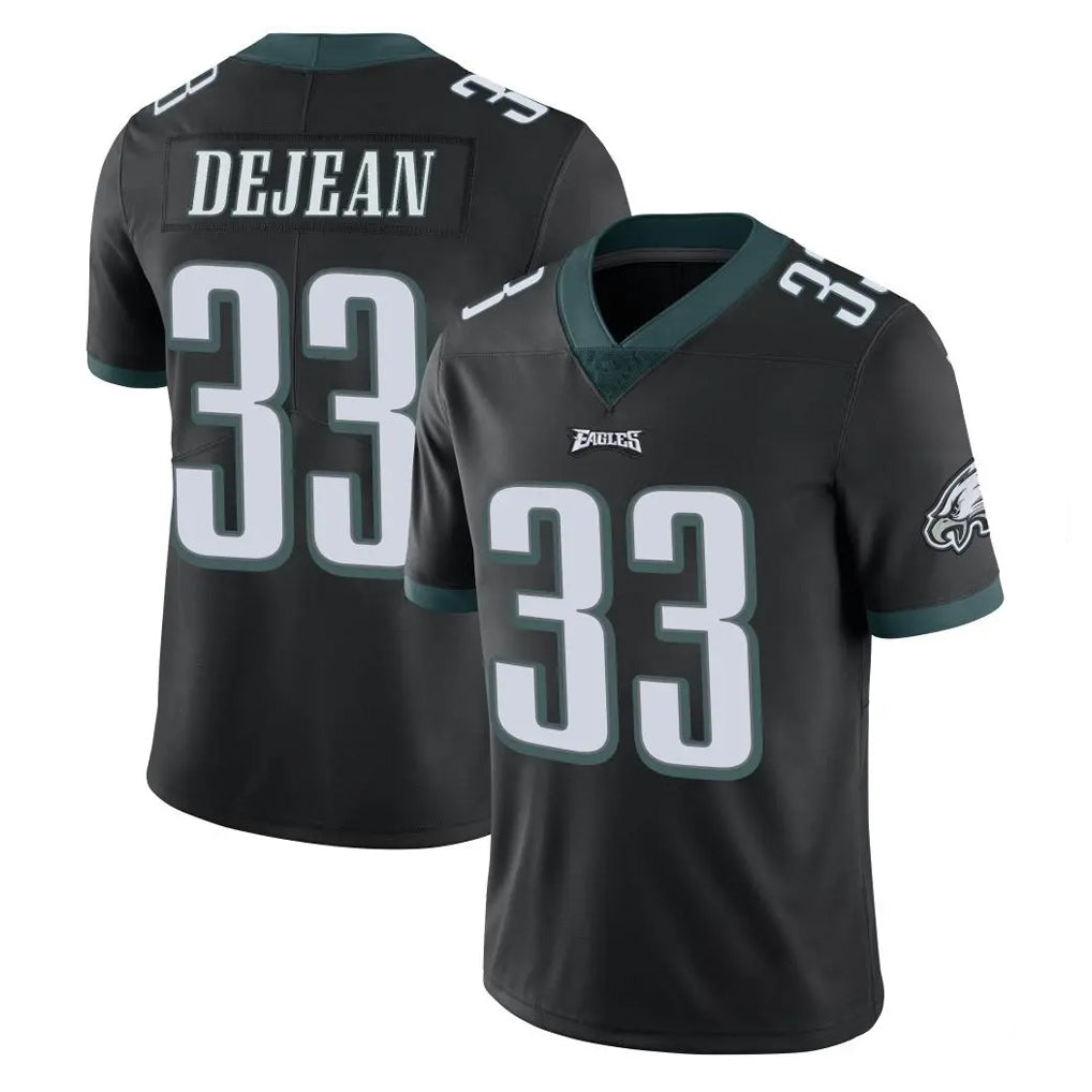 P.Eagles #33 Cooper DeJean Player Black Limited Vapor Untouchable Home Game PETTCS Stitched Jerseys