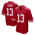 SF.49ers #13 Brock Purdy Player Red Home Game PETTCS Stitched Jerseys