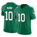 P.Eagles #10 Braden Mann Player Green Kelly Alternate Vapor F.U.S.E. Home Game PETTCS Stitched Jerseys