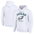 P.Eagles ## Eagles Blank Player White Pullover Hoodies Home Game PETTCS Stitched Jerseys