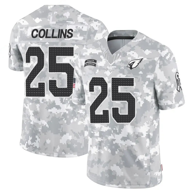 A.Cardinals #25 Zaven Collins Player Camo Salute to Service Limited PETTCS Stitched Jerseys