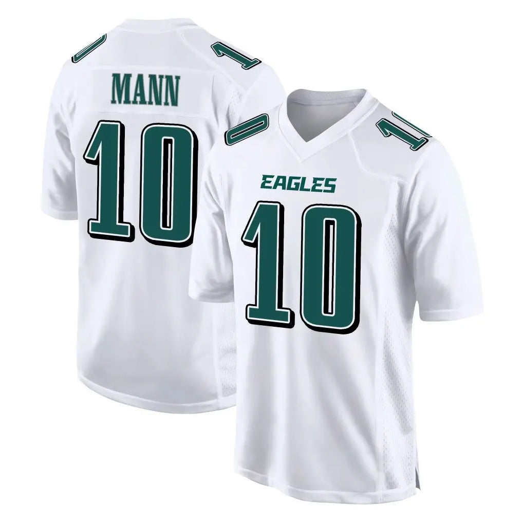 P.Eagles #10 Braden Mann Player White Tundra Fashion Home Game PETTCS Stitched Jerseys