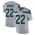 S.Seahawks #22 Rashid Shaheed Player Gray Limited Vapor Untouchable Home Game PETTCS Stitched Jerseys