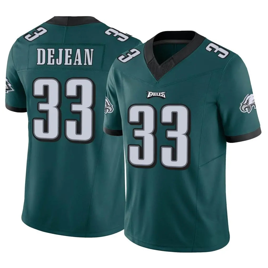 P.Eagles #33 Cooper DeJean Player Team Color Green Limited Vapor F.U.S.E. Home Game PETTCS Stitched Jerseys