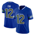 S.Seahawks #12 12th Fan Player Royal Rivalries Vapor Limited Home Game PETTCS Stitched Jerseys
