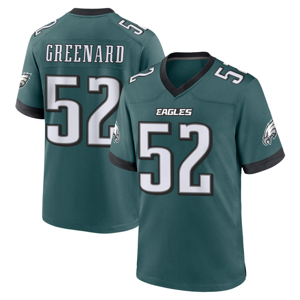 P.Eagles #52 Jonathan Greenard Player Green Home Game PETTCS Stitched Jerseys