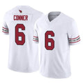 A.Cardinals #6 James Conner Player White Vapor F.U.S.E. Limited Home Game PETTCS Stitched Jerseys
