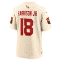 A.Cardinals #18 Marvin Harrison Jr. Player Cream Rivalries Collection Game PETTCS Stitched Jerseys