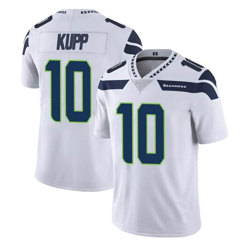 S.Seahawks #10 Cooper Kupp Player White Limited Vapor Untouchable Home Game PETTCS Stitched Jerseys