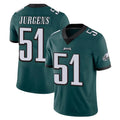 P.Eagles #51 Cam Jurgens Player Team Color Green Vapor Untouchable Home Game PETTCS Stitched Jerseys