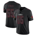 A.Cardinals #55 Dante Stills Player Black Impact Limited Home Game PETTCS Stitched Jerseys