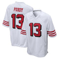 SF.49ers #13 Brock Purdy Player White Limited Alternate Home Game PETTCS Stitched Jerseys
