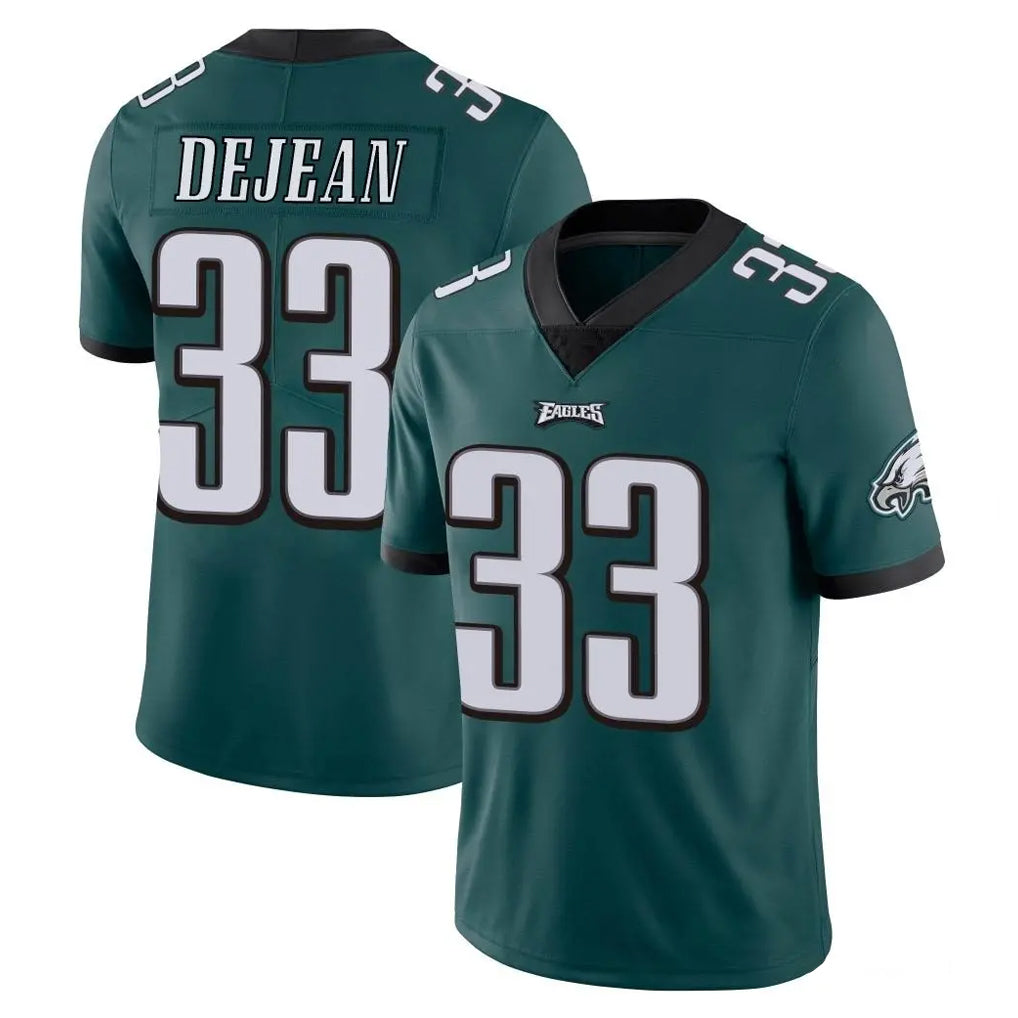 P.Eagles #33 Cooper DeJean Player Team Color Green Vapor Untouchable Home Game PETTCS Stitched Jerseys