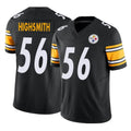 P.Steelers #56 Alex Highsmith Player Black Limited Vapor F.U.S.E. Home Game PETTCS Stitched Jerseys